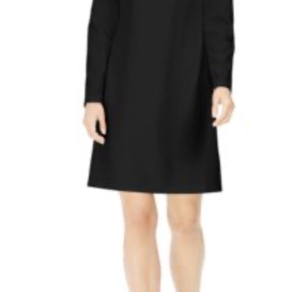 Calvin Klein Black Long Sleeve Dress